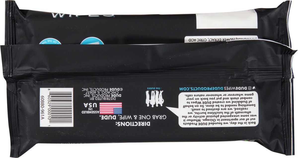 slide 8 of 9, DUDE Fragrance Free Flushable XL Wipes 48 Each, 48 ct