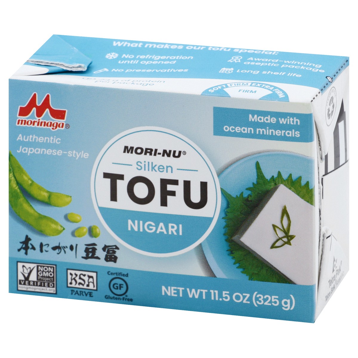 slide 4 of 13, Mori Nu Morinu Silken Tofu Nigari, 11.5 oz