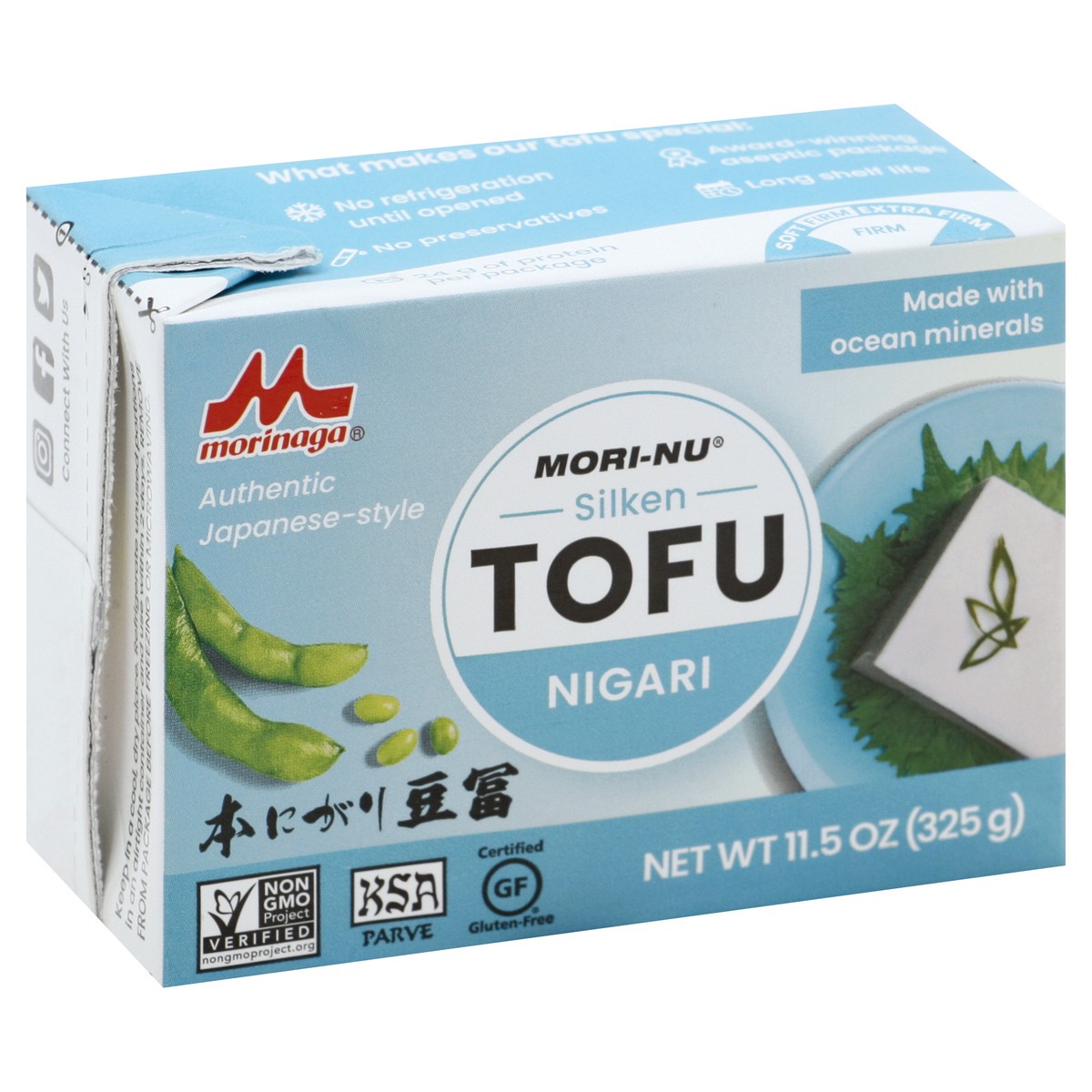 slide 8 of 13, Mori Nu Morinu Silken Tofu Nigari, 11.5 oz