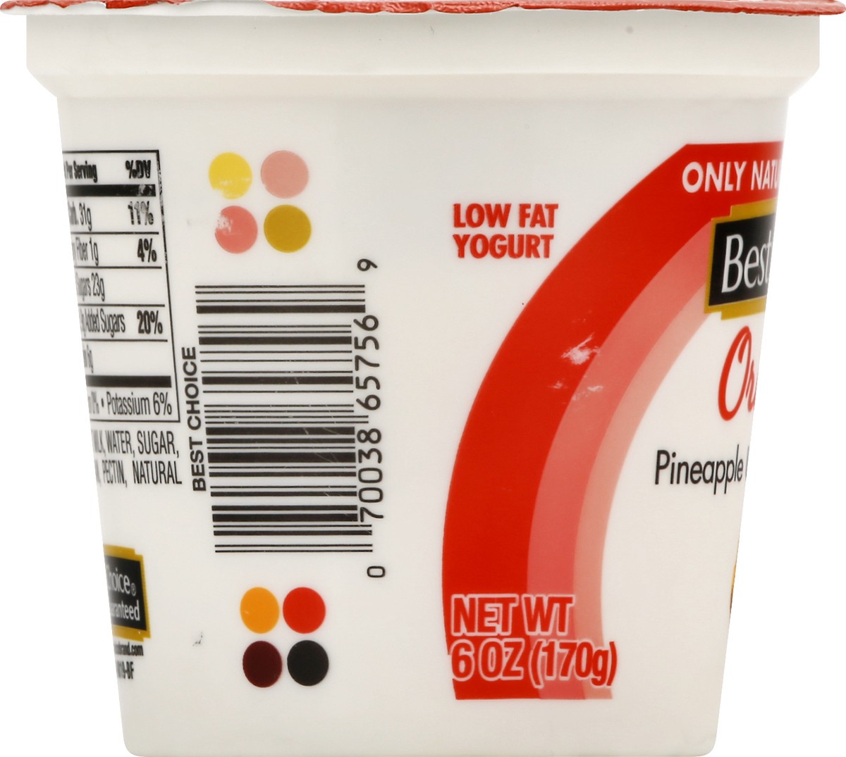 slide 7 of 10, Best Choice Pineapple Upside Down Yogurturt, 6 oz