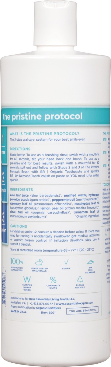 slide 10 of 13, Essential Oxygen Organic Brushing Rinse Peppermint Mouthwash 32 fl oz, 32 fl oz