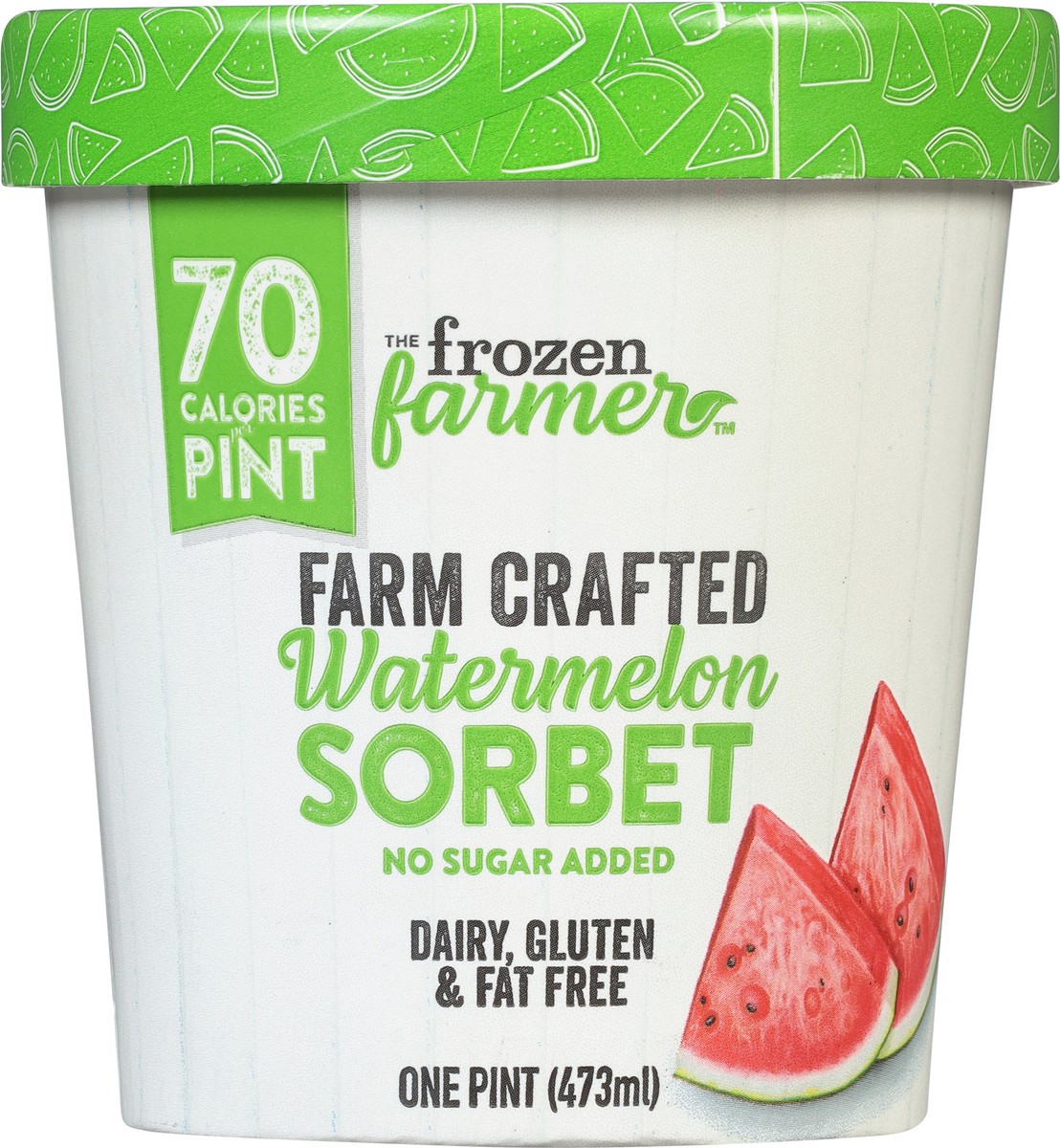 slide 3 of 9, The Frozen Farmer Farm Crafted Watermelon Sorbet 1 pt, 1 pint