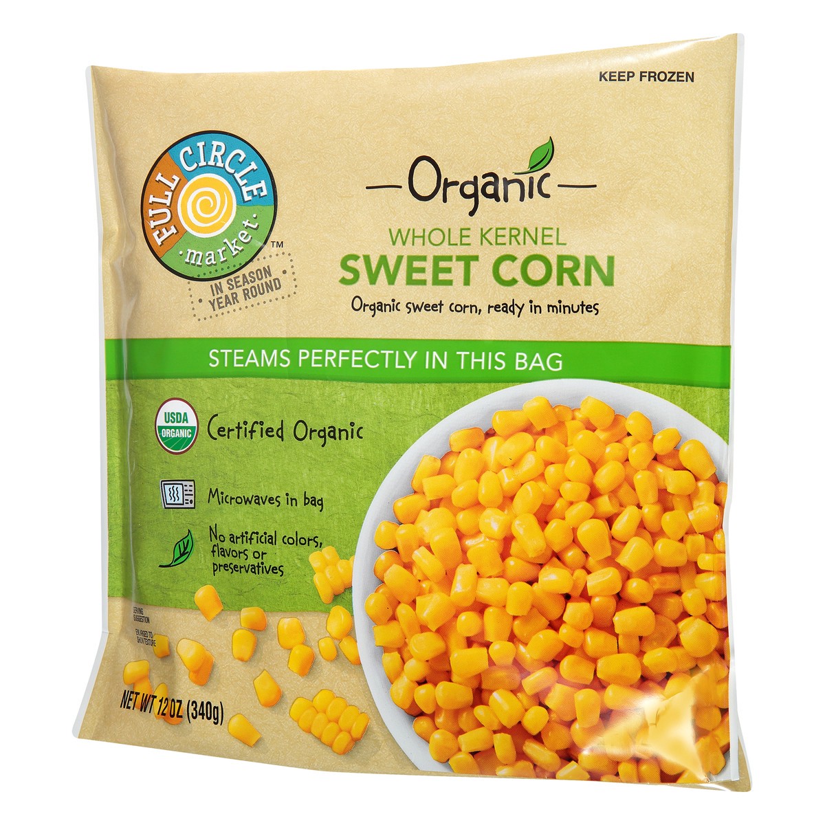 slide 9 of 13, Full Circle Market Organic Whole Kernel Super Sweet Sweet Corn 12 oz, 12 oz