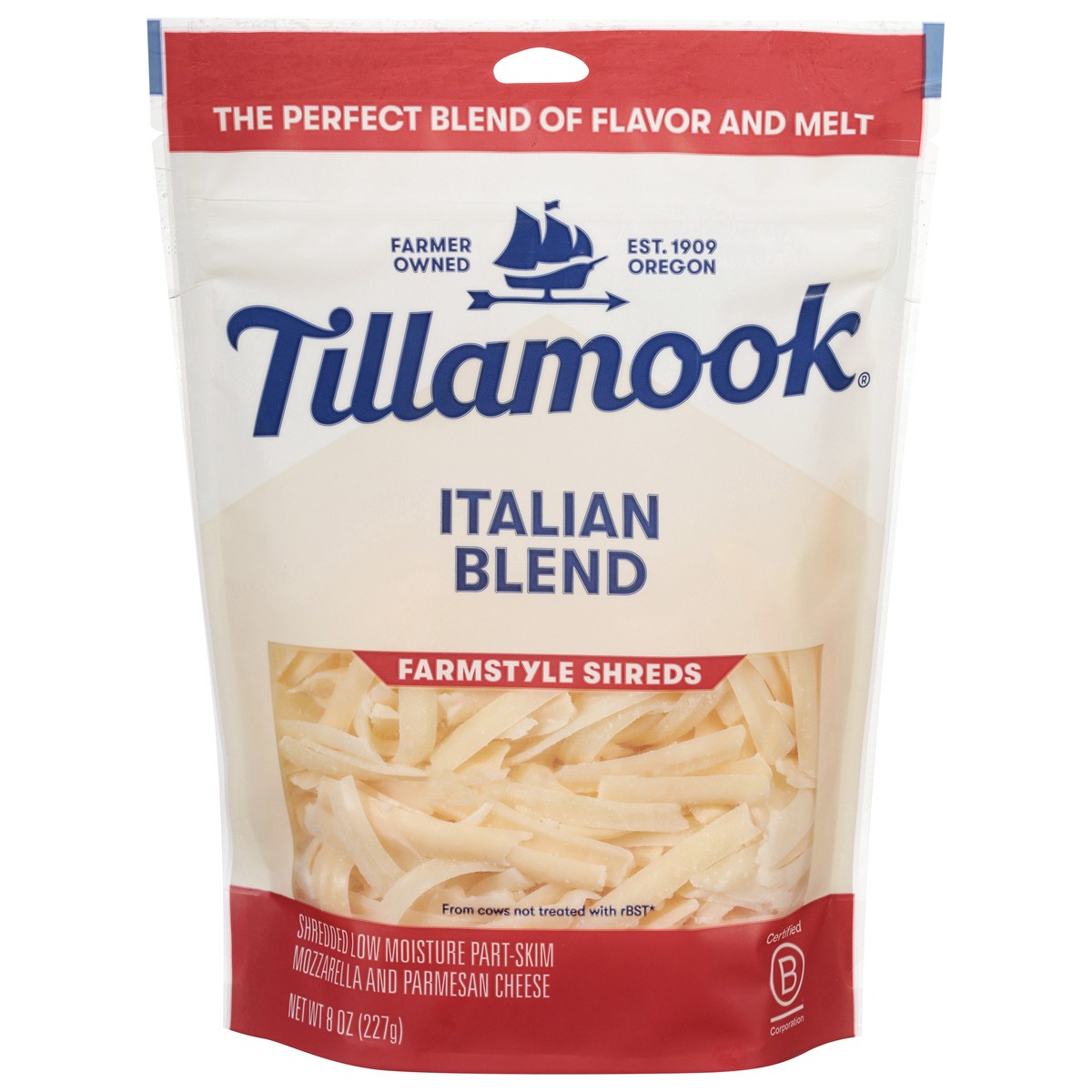 slide 1 of 7, Tillamook Italian Blend Farmstyle Thick Cut Cheese, 2 Each, 2 ct