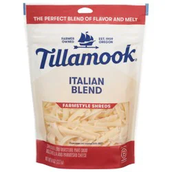 Tillamook Italian Blend Farmstyle Thick Cut Cheese, 2 Each