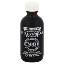 Morton & Bassett Spices Organic Pure Vanilla Extract 2 fl oz