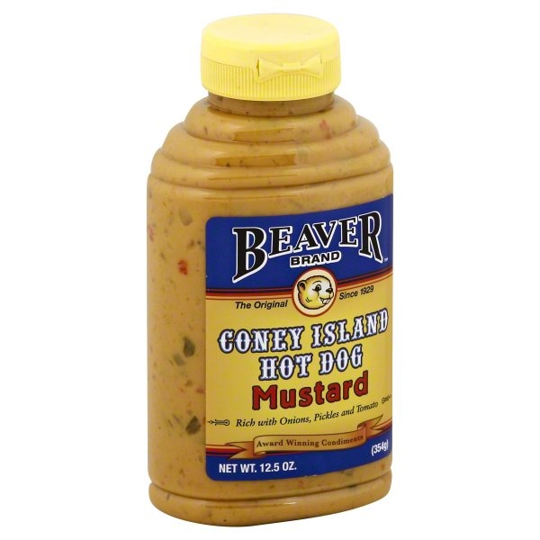 slide 1 of 1, Beaver Coney Island Mustard, 12.5 oz