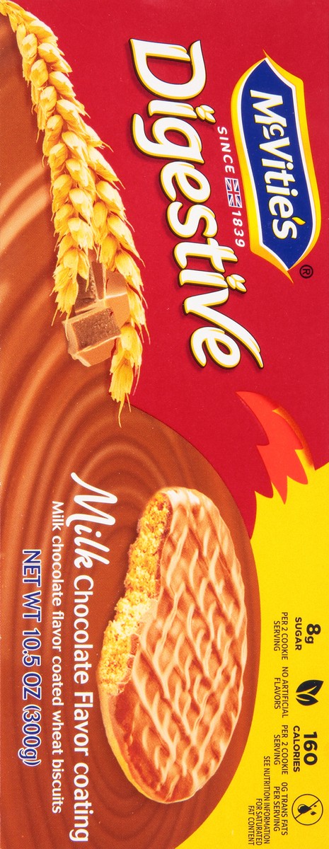 slide 7 of 9, McVitie's McVities Digestive Biscuits Wheat Milk Chocolate, 10.5 oz
