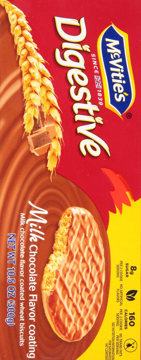 slide 8 of 9, McVitie's McVities Digestive Biscuits Wheat Milk Chocolate, 10.5 oz