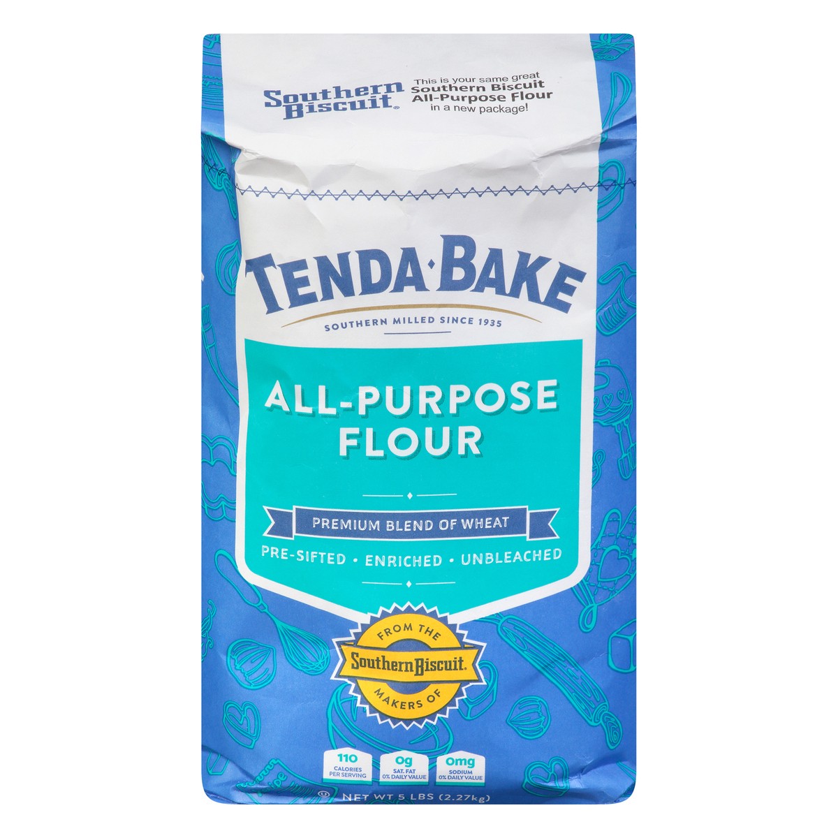 slide 12 of 13, Tenda-Bake All-Purpose Flour 5 lb, 5 lb