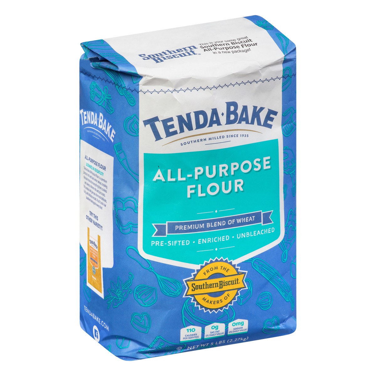 slide 5 of 13, Tenda-Bake All-Purpose Flour 5 lb, 5 lb