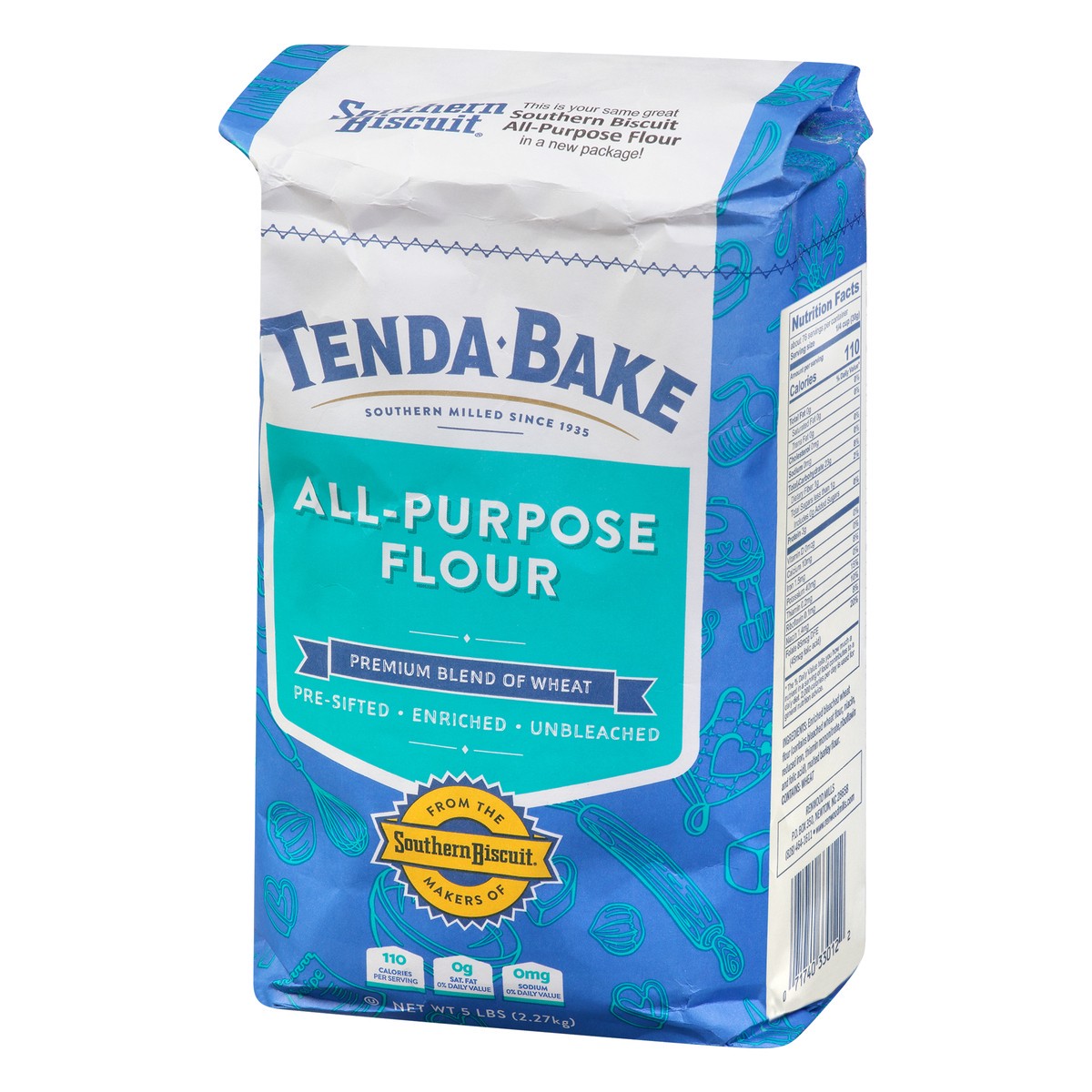 slide 8 of 13, Tenda-Bake All-Purpose Flour 5 lb, 5 lb
