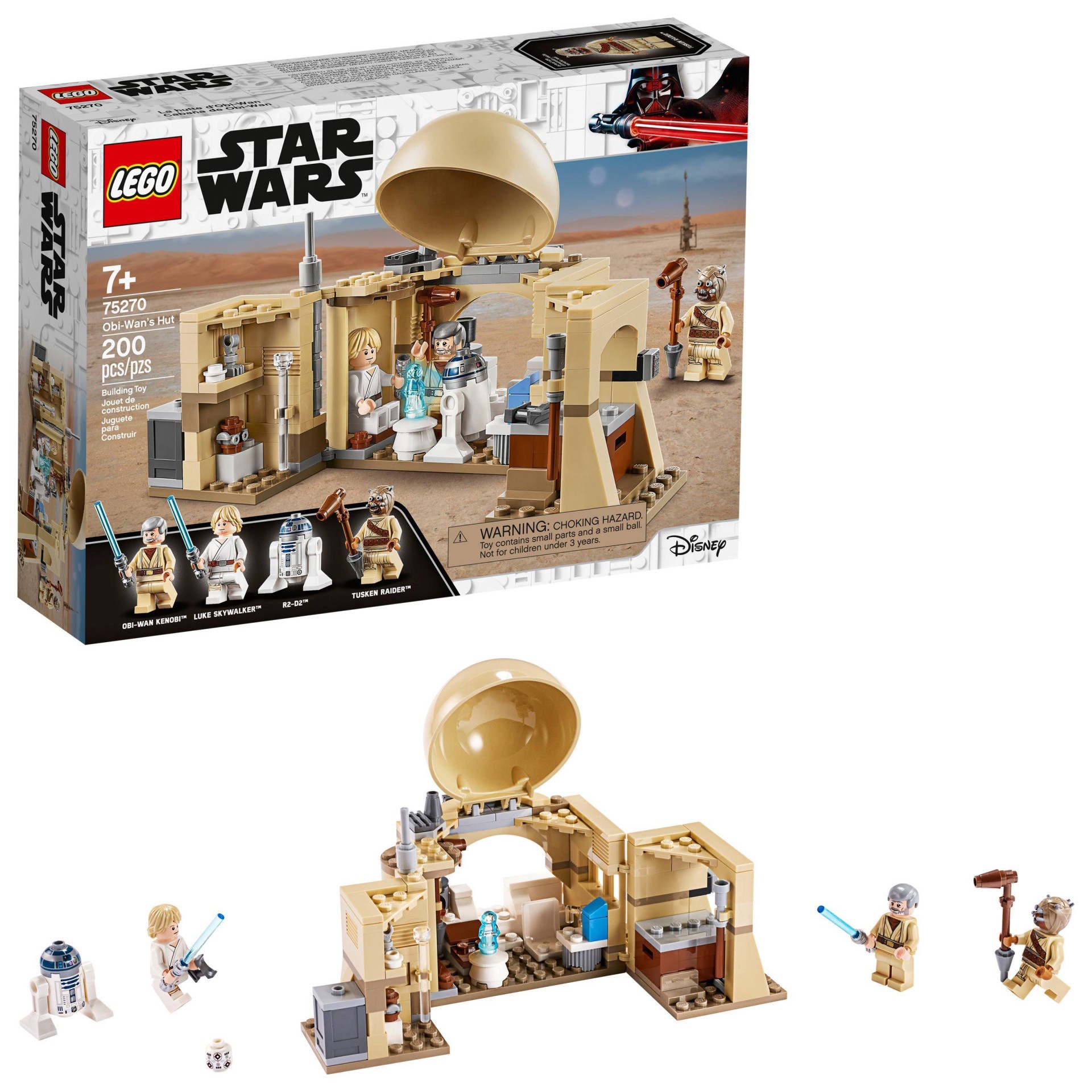 slide 1 of 7, LEGO Star Wars: A New Hope Obi-Wan's Hut Starter Set for Young Kids 75270, 1 ct