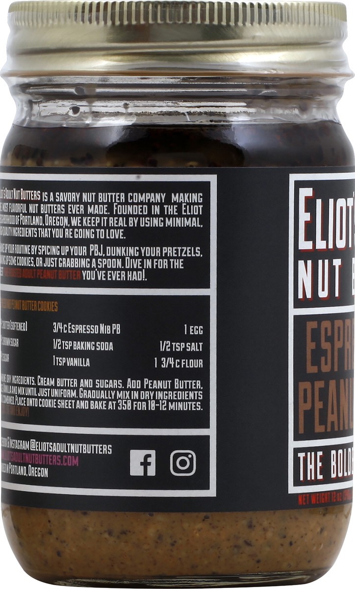 slide 5 of 6, Eliots Adult Nut Butters Peanut Butter 12 oz, 12 oz