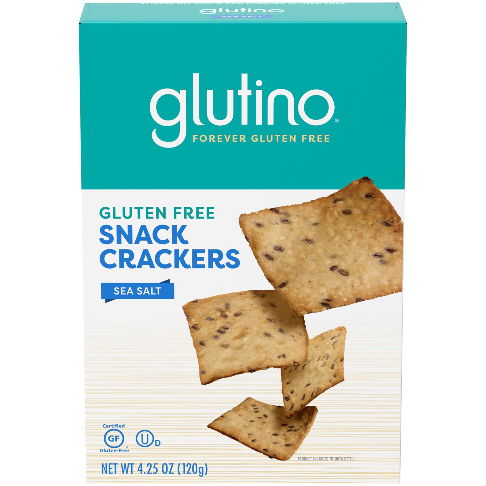 slide 1 of 6, Glutino Gluten Free Cracker Sea Salt, 4.25 oz