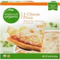 slide 1 of 1, Simple Truth Organic Three Cheese Pizza, 14.55 oz