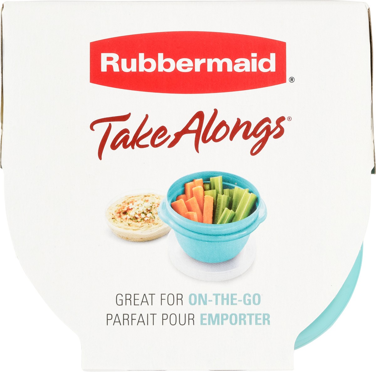 slide 5 of 9, Rubbermaid Take Alongs Twist & Seal Containers, Trays & Lids 2 ea, 2 ct