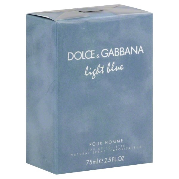 slide 1 of 1, Dolce & Gabbana Light Blue Eau De Toilette Spray For Men, 2.5 oz