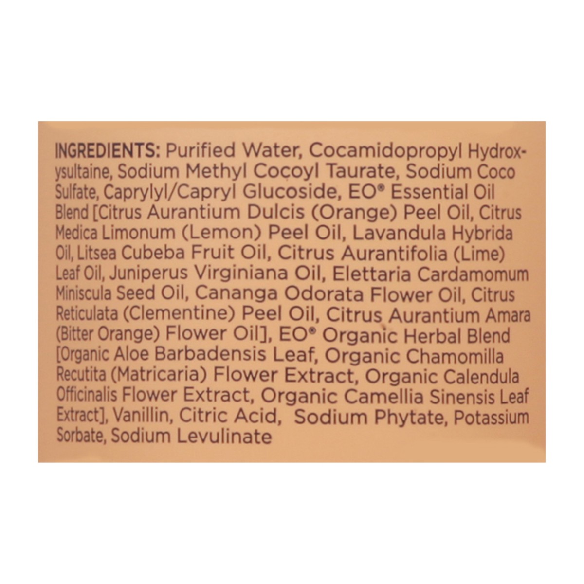 slide 7 of 11, EO Be Happy Orange Blossom & Vanilla Hand Soap 12 fl oz, 12 oz