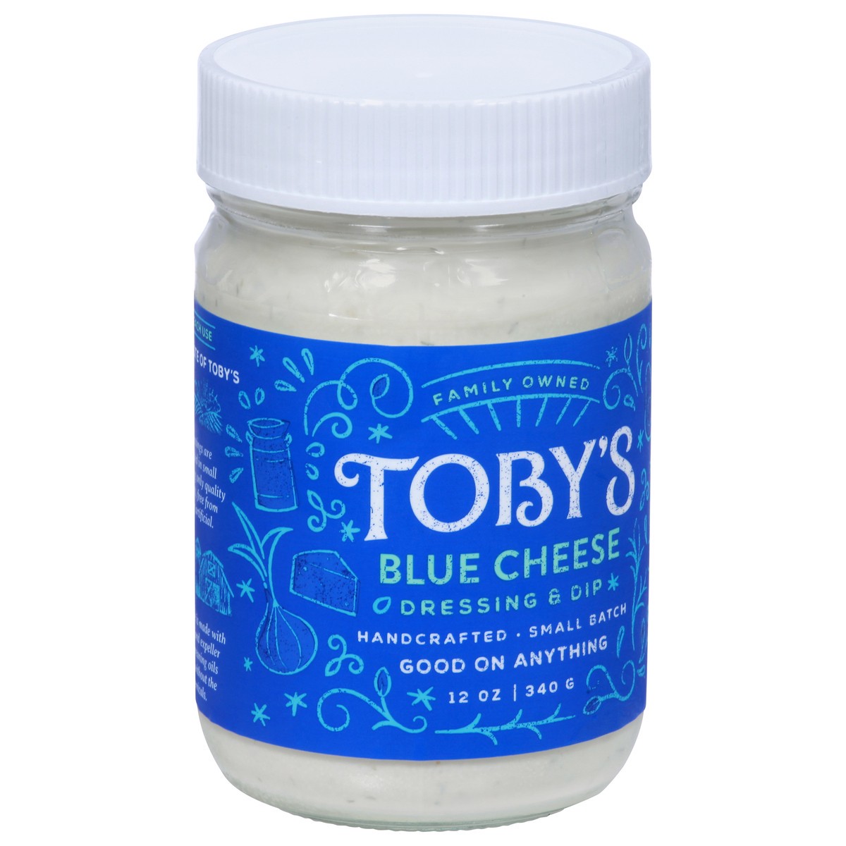 slide 11 of 11, Tobys Blue Cheese Dressing & Dip 12 oz, 