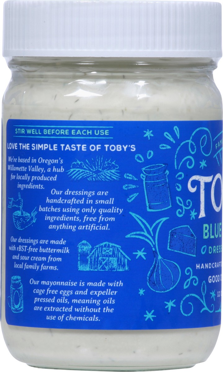 slide 4 of 11, Tobys Blue Cheese Dressing & Dip 12 oz, 