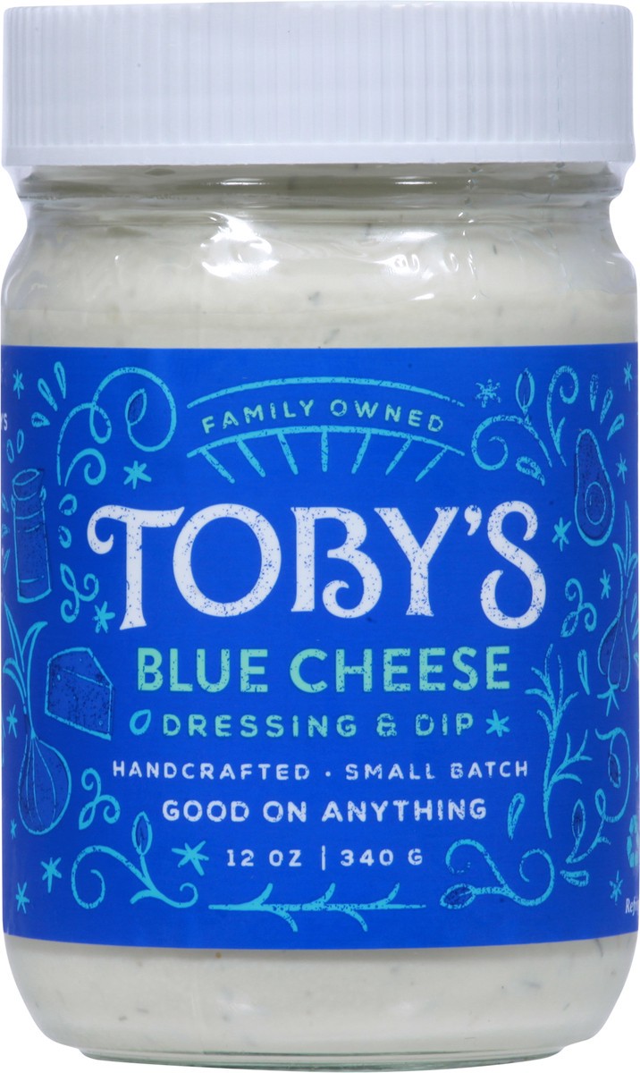 slide 9 of 11, Tobys Blue Cheese Dressing & Dip 12 oz, 