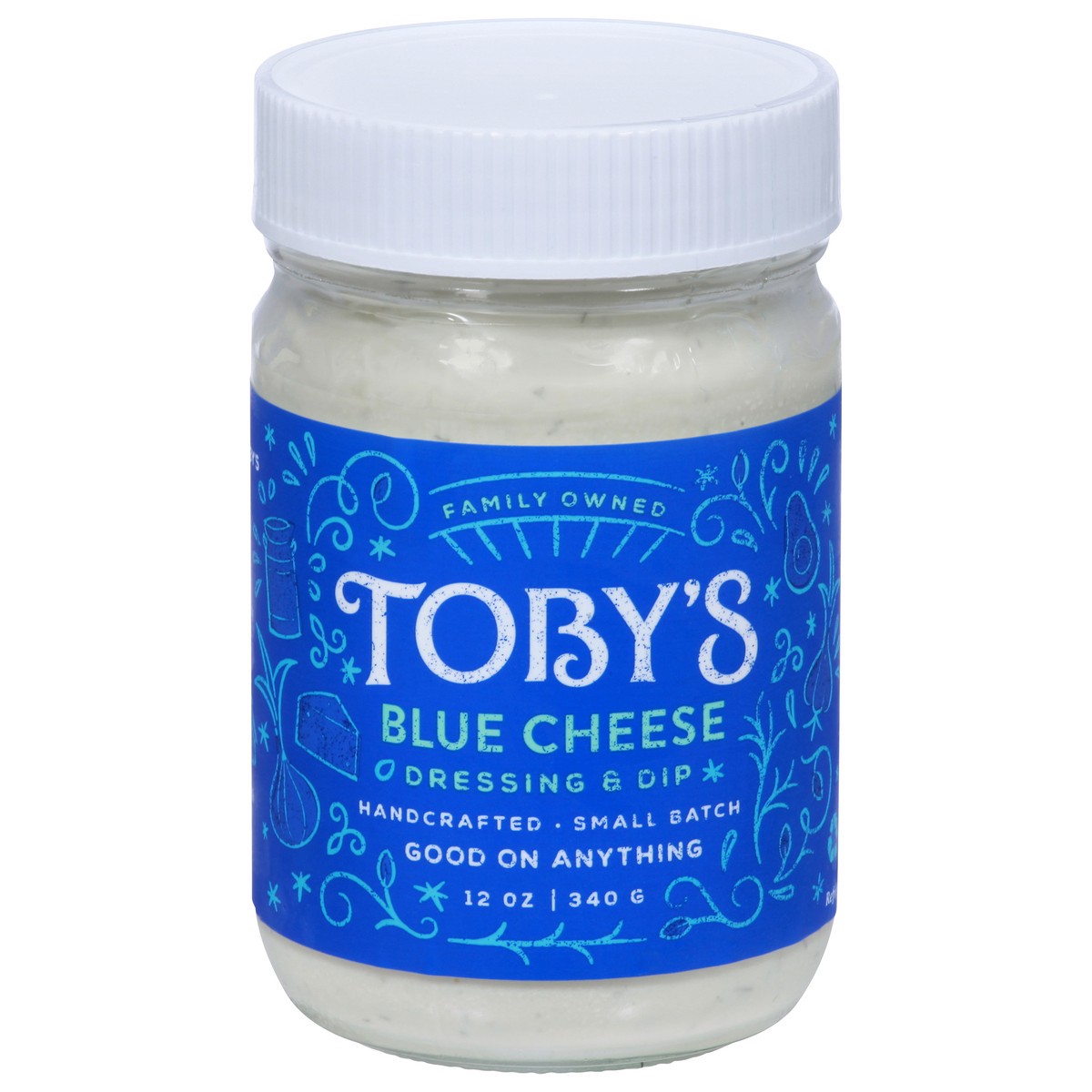 slide 10 of 11, Tobys Blue Cheese Dressing & Dip 12 oz, 
