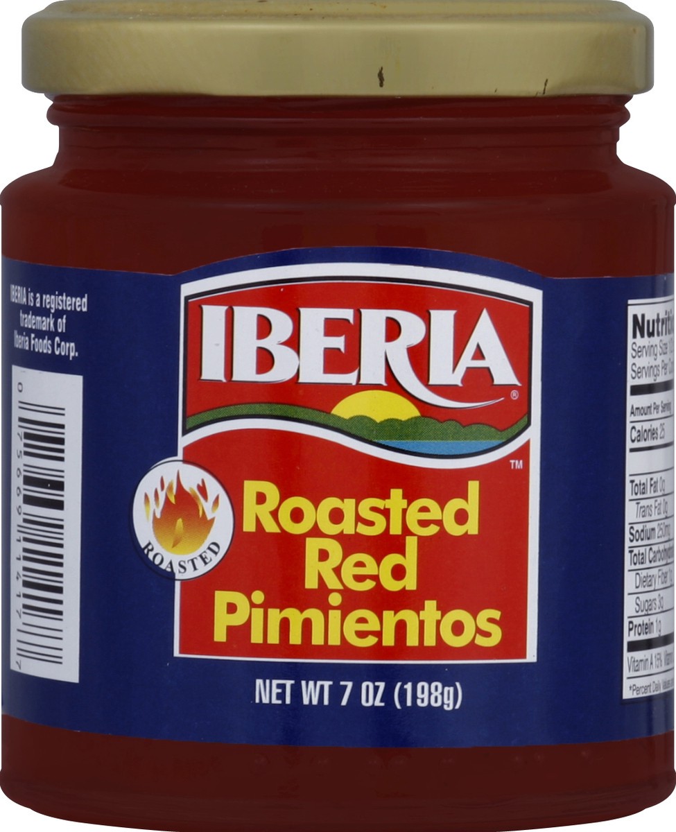 slide 2 of 2, Iberia Roasted Red Peppers, 8 oz