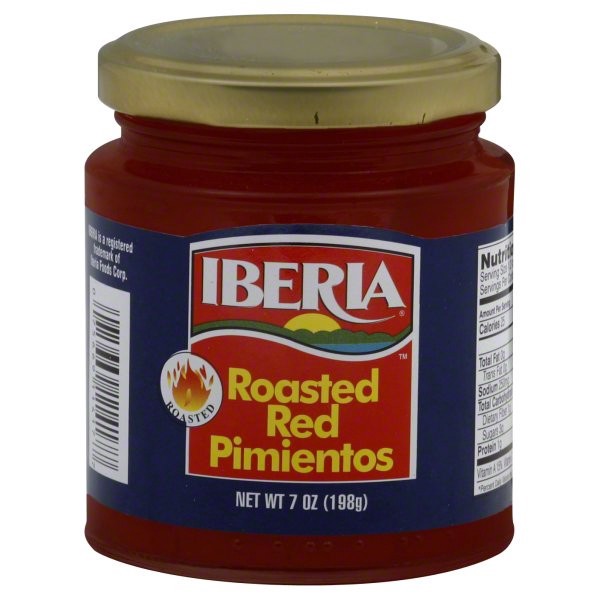 slide 1 of 2, Iberia Roasted Red Peppers, 8 oz