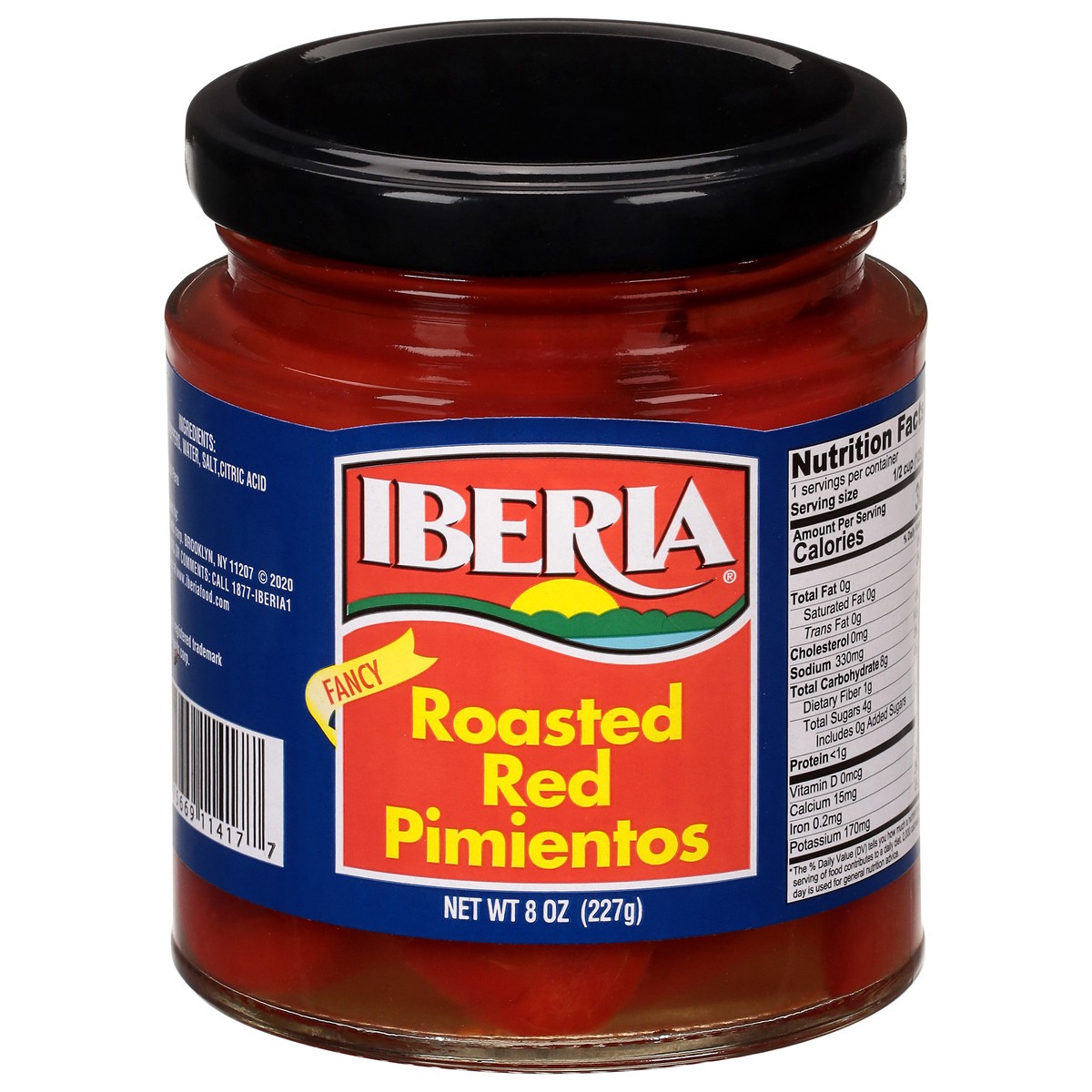 slide 1 of 2, Iberia Roasted Red Peppers, 8 oz