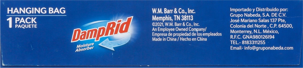 slide 4 of 9, DampRid Moisture Absorber, Fresh Scent, Hanging Bag, 15.4 oz