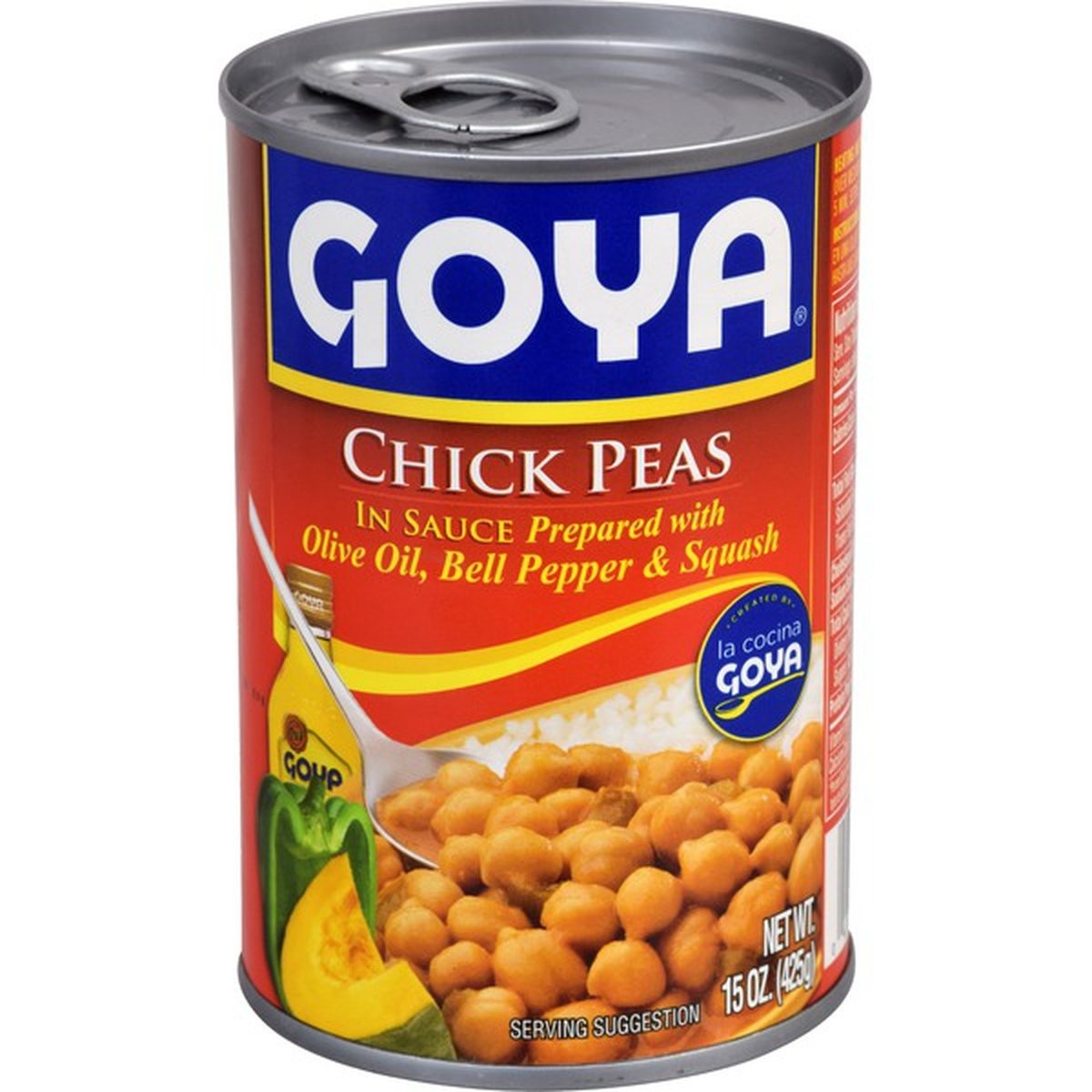 slide 1 of 1, Goya Chick Peas In Sauce, 15 oz