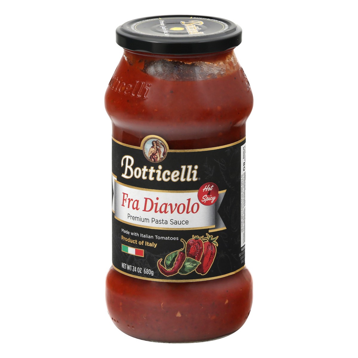 slide 3 of 10, Botticelli Premium Pasta Sauce Fra Diavolo, 24 oz