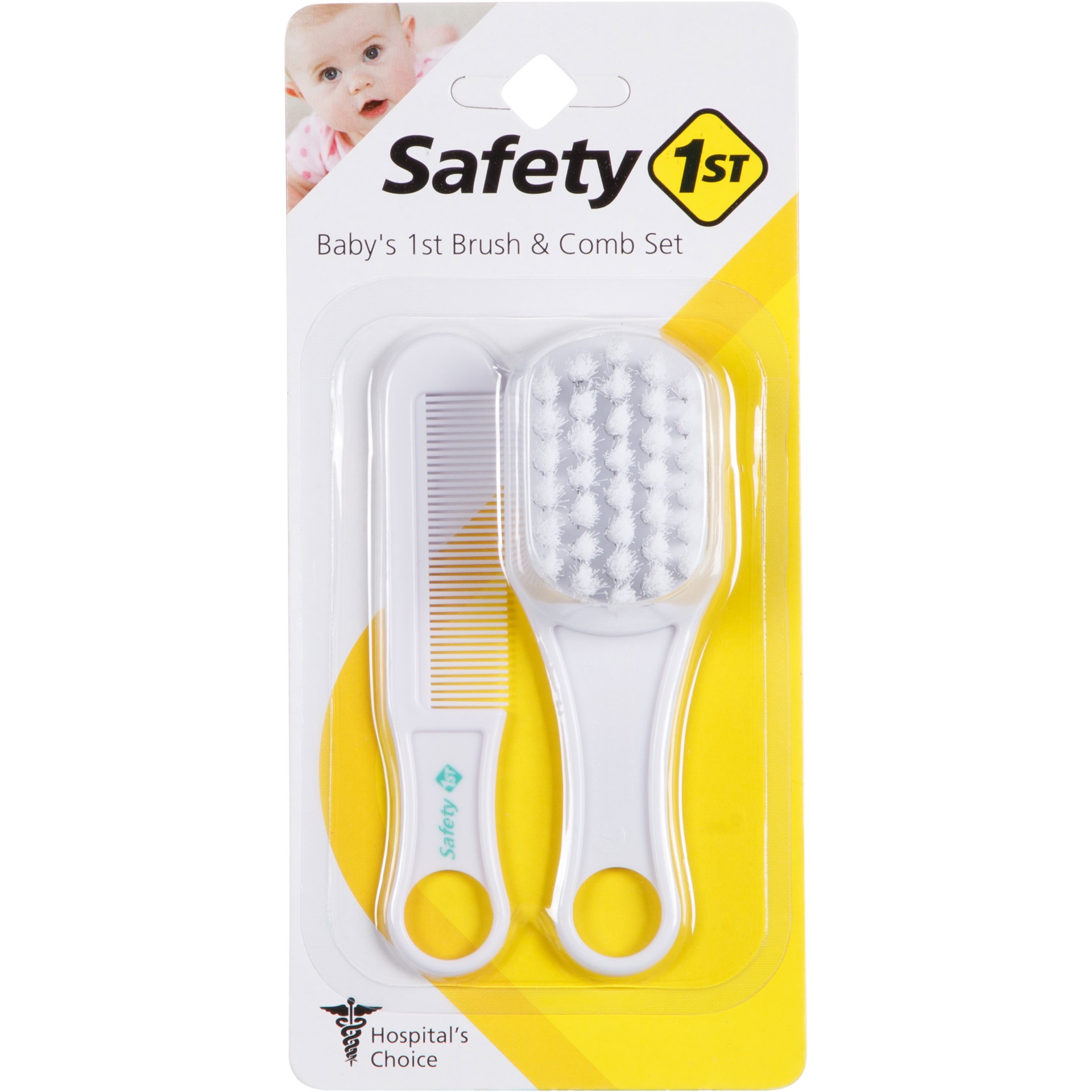 slide 1 of 2, Safety 1st Hospitals Choice Brush & Comb Set, 1 ct