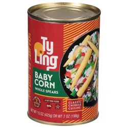 Ty Ling Whole Spears Baby Corn 15 oz