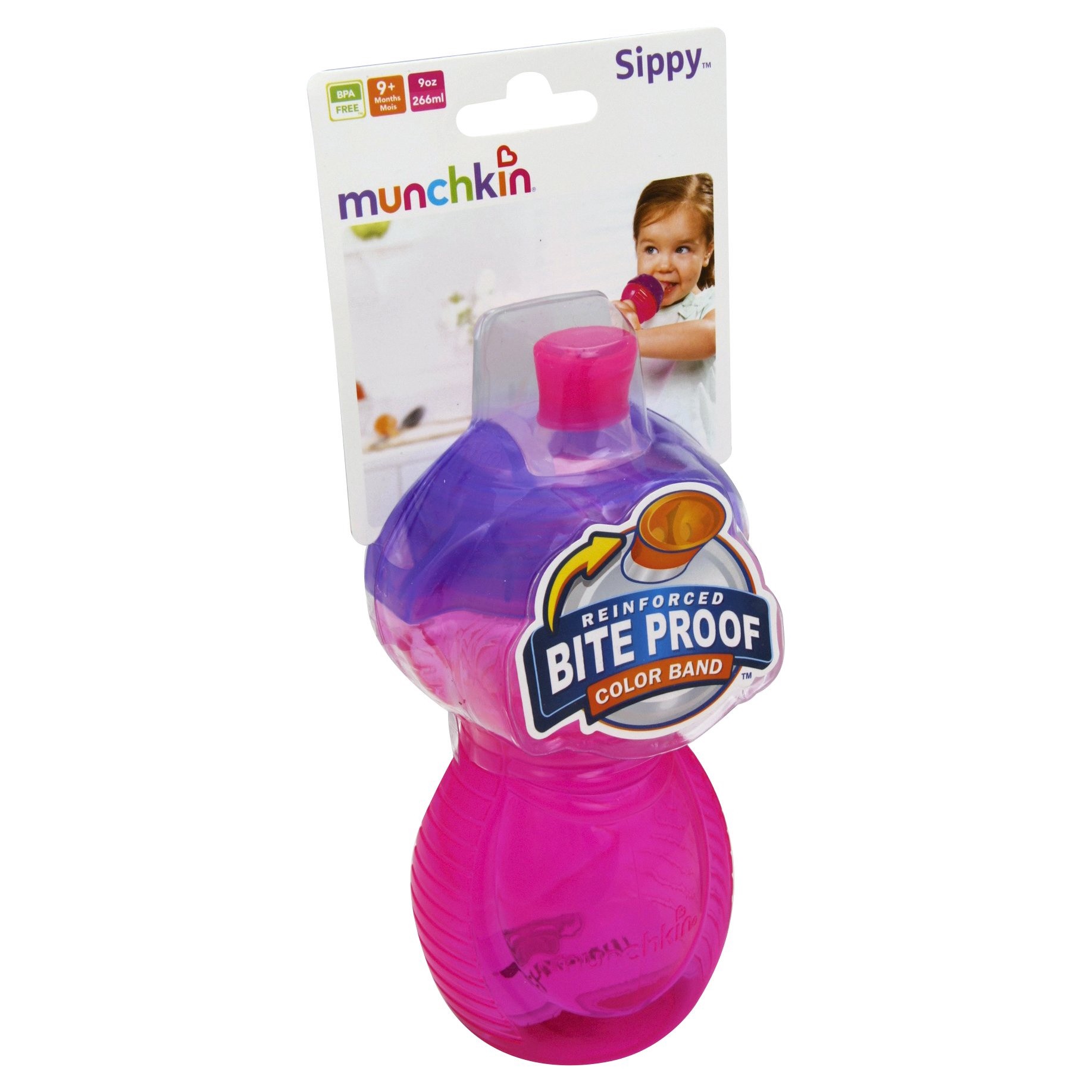 slide 1 of 9, Munchkin Sippy Cup, 9 oz