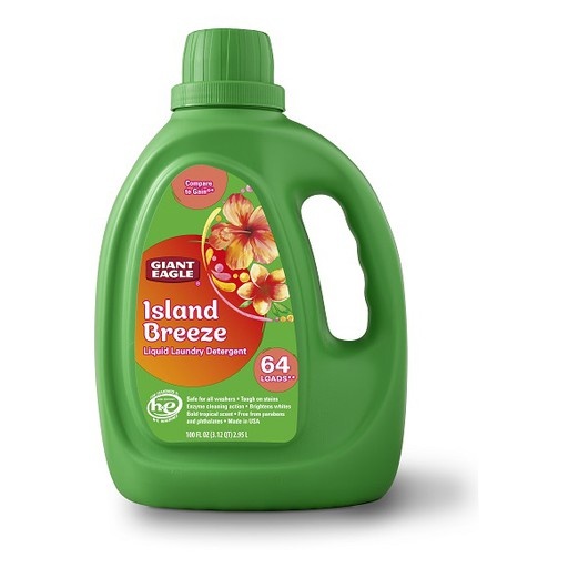 slide 1 of 1, Giant Eagle Island Breeze He Liquid Laundry Detergent, 100 oz