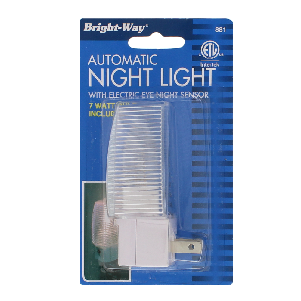 slide 1 of 1, Bright-Way Automatic Night Light, 1 ct