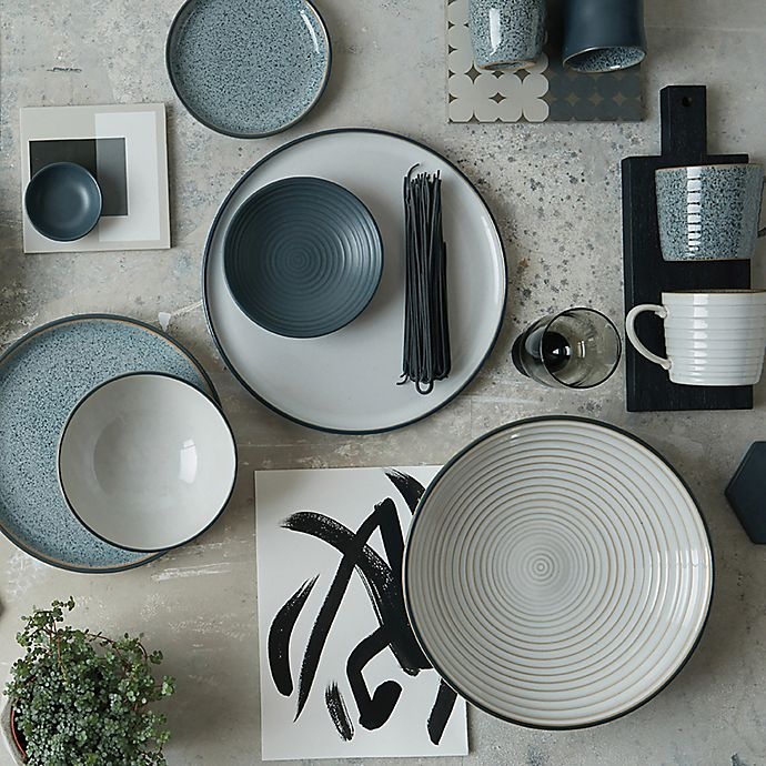 slide 2 of 4, Denby Studio Grey Appetizer Plates, 4 ct