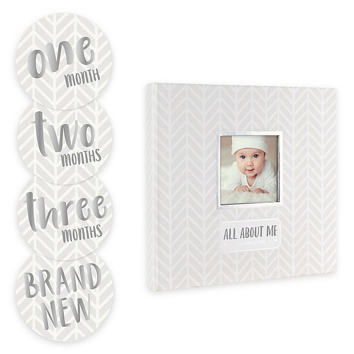 slide 1 of 5, Pearhead Baby's Memory Book and Sticker Set, 1 ct