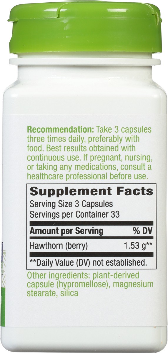 slide 3 of 9, Nature's Way 1080 mg Berries Hawthorn 100 Vegan Capsules, 100 ct