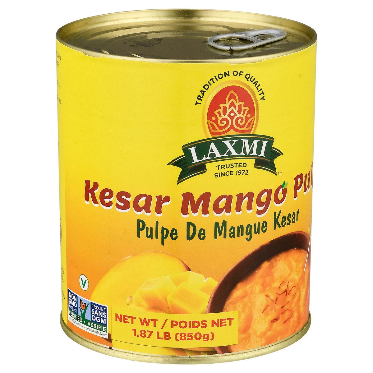 slide 2 of 9, Laxmi Kesar Mango Pulp 1.87 lb, 1.87 lb