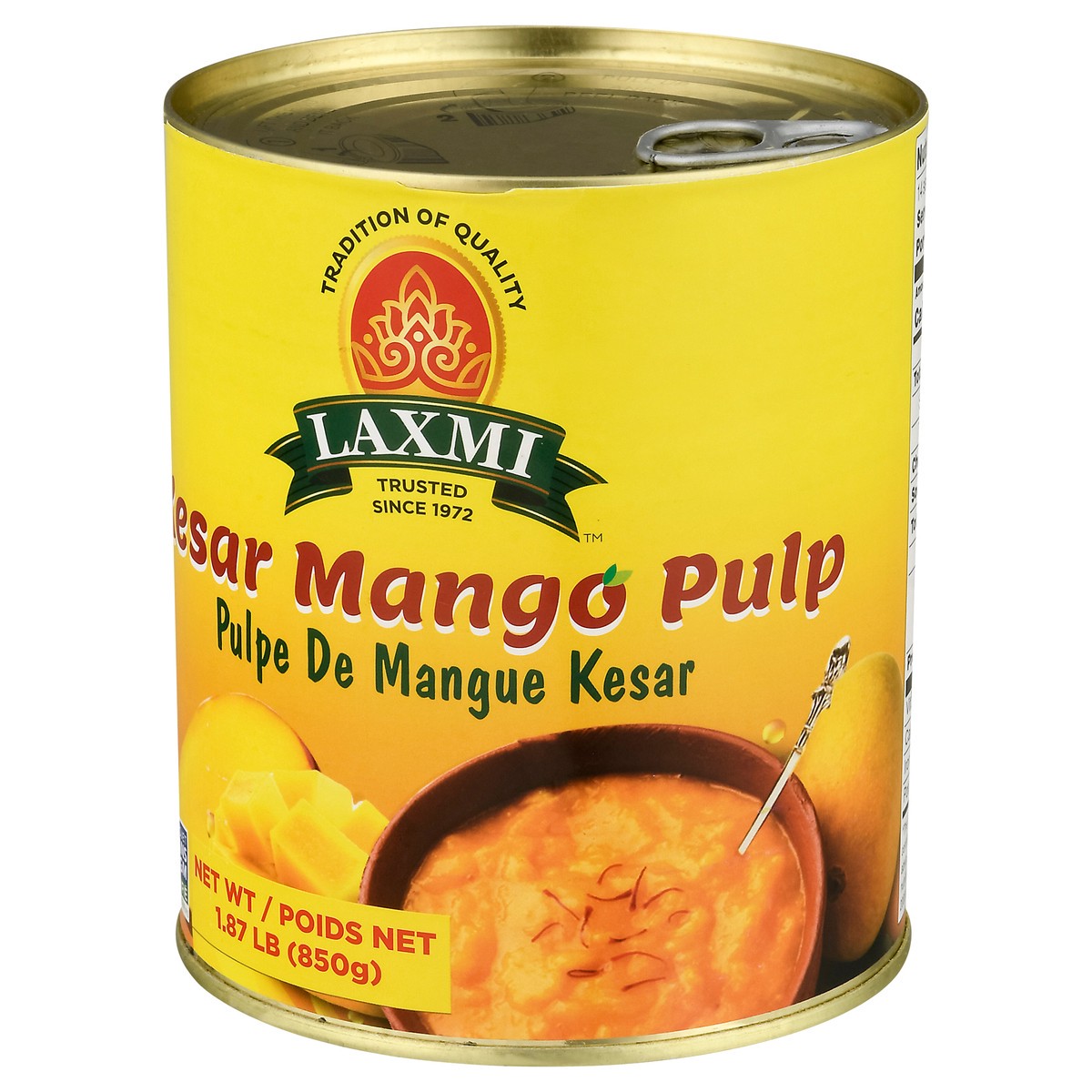 slide 3 of 9, Laxmi Kesar Mango Pulp 1.87 lb, 1.87 lb
