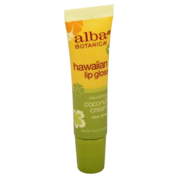 slide 1 of 1, Alba Botanica Lip Gloss Clear Coconut Cream, 0.42 oz