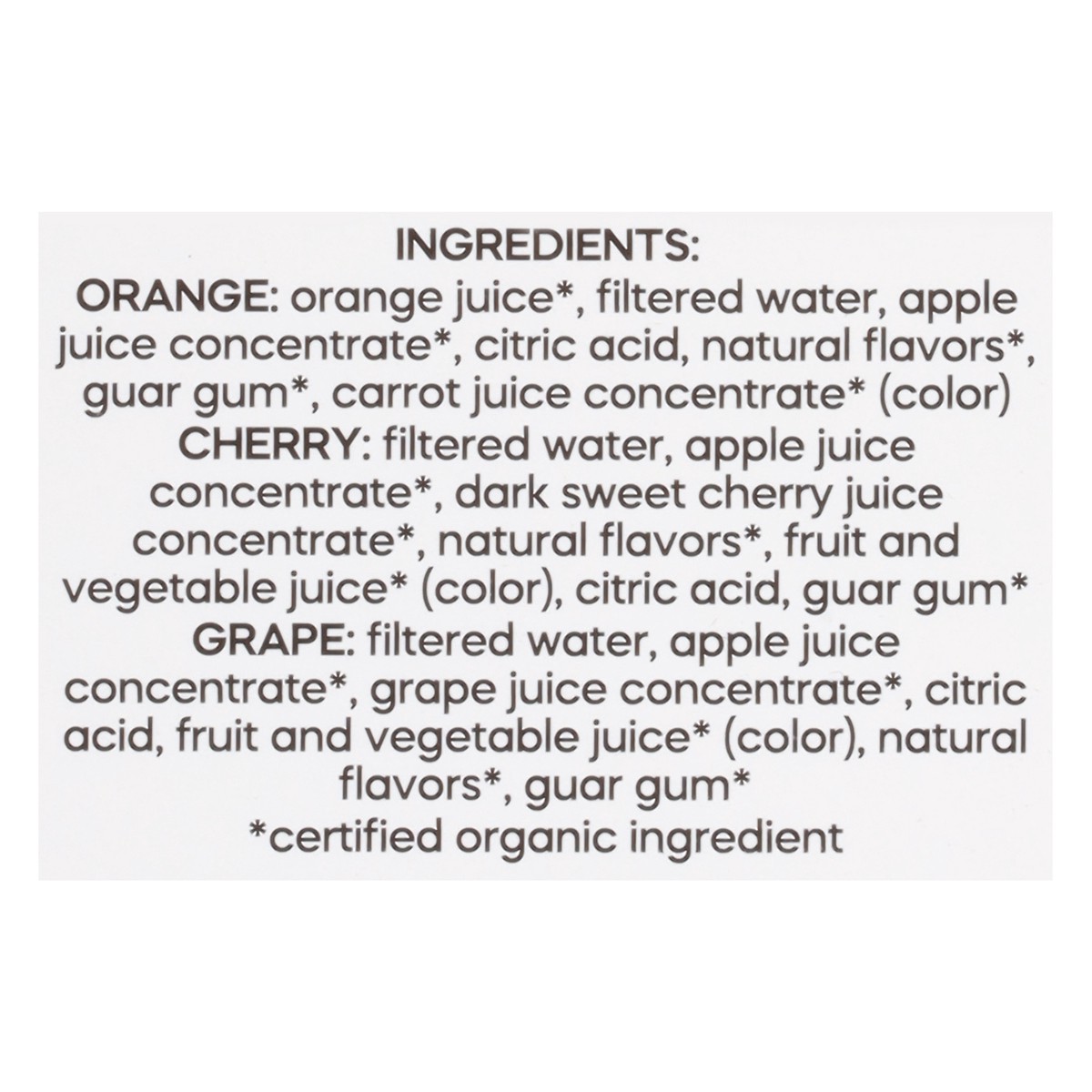 slide 11 of 11, GoodPop Orange Cherry Grape Ice Pops, Organic, No Added Sugar Fruit Bars, 6 Ct, 6 ct