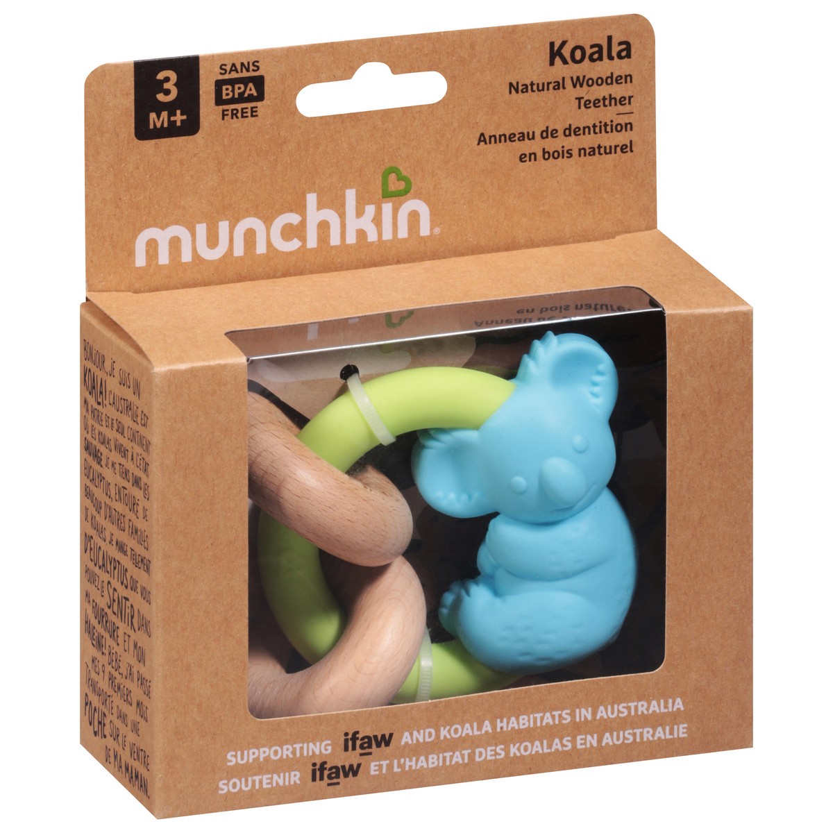 slide 4 of 9, Munchkin Koala Teether - 1pk - EA, 1 ct