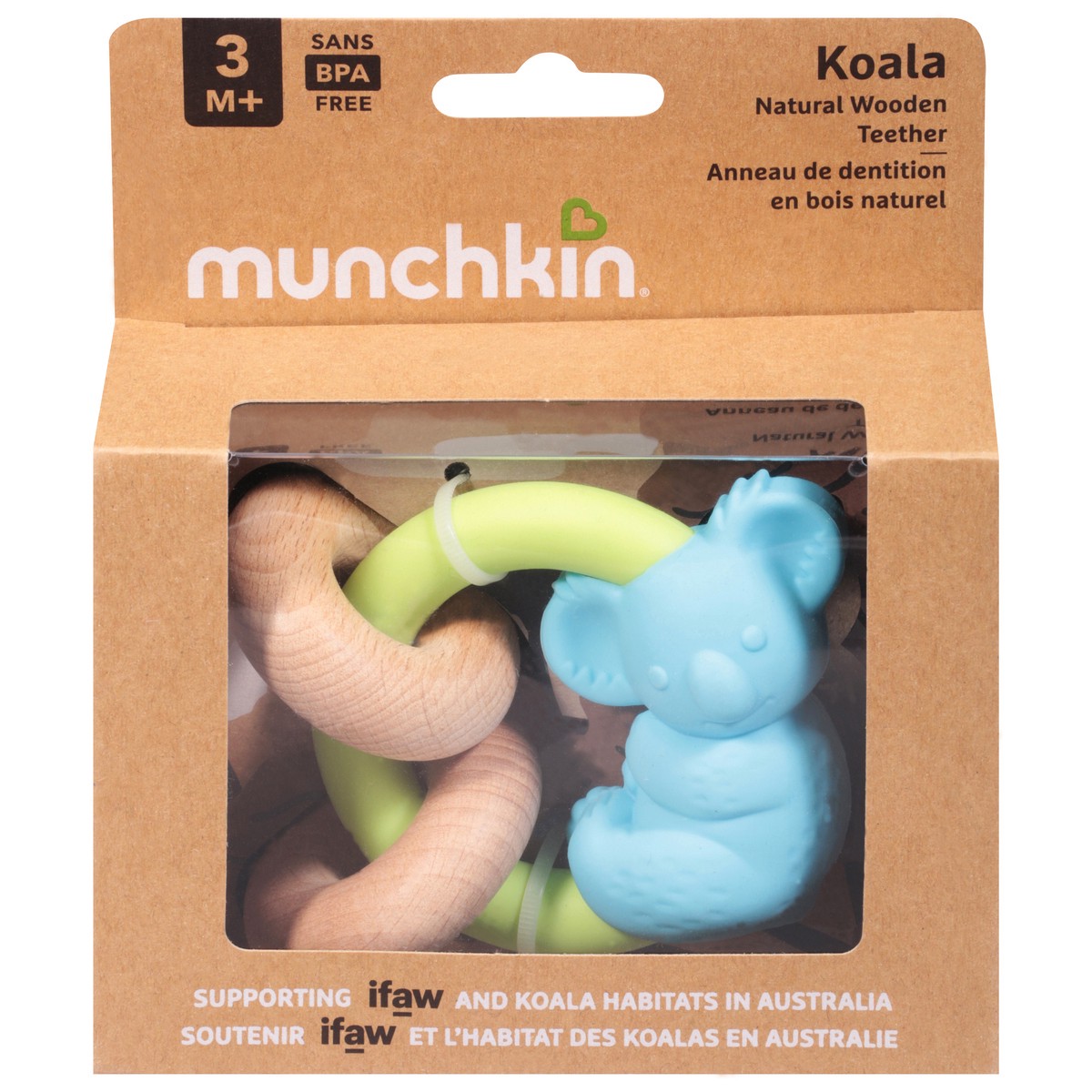 slide 1 of 9, Munchkin Koala Teether - 1pk - EA, 1 ct