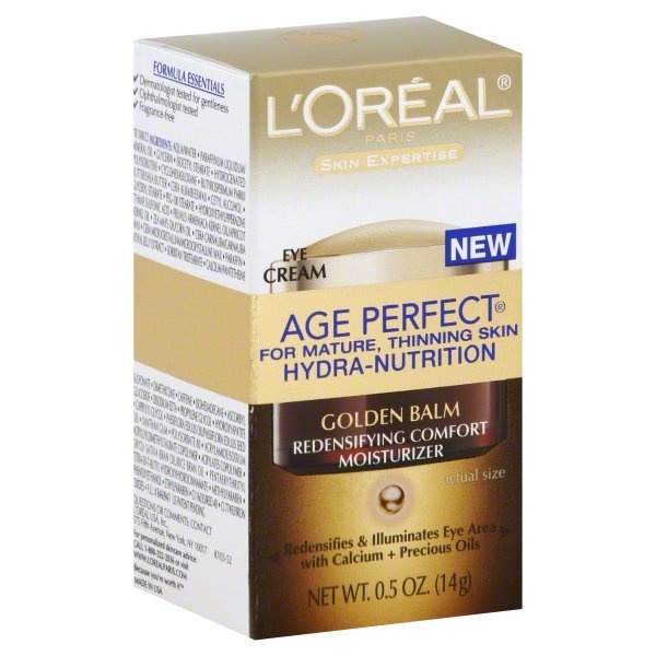 slide 1 of 1, L'Oréal Skin Expertise Age Perfect Redensifying Comfort Moisturizer Eye Cream, 0.5 oz