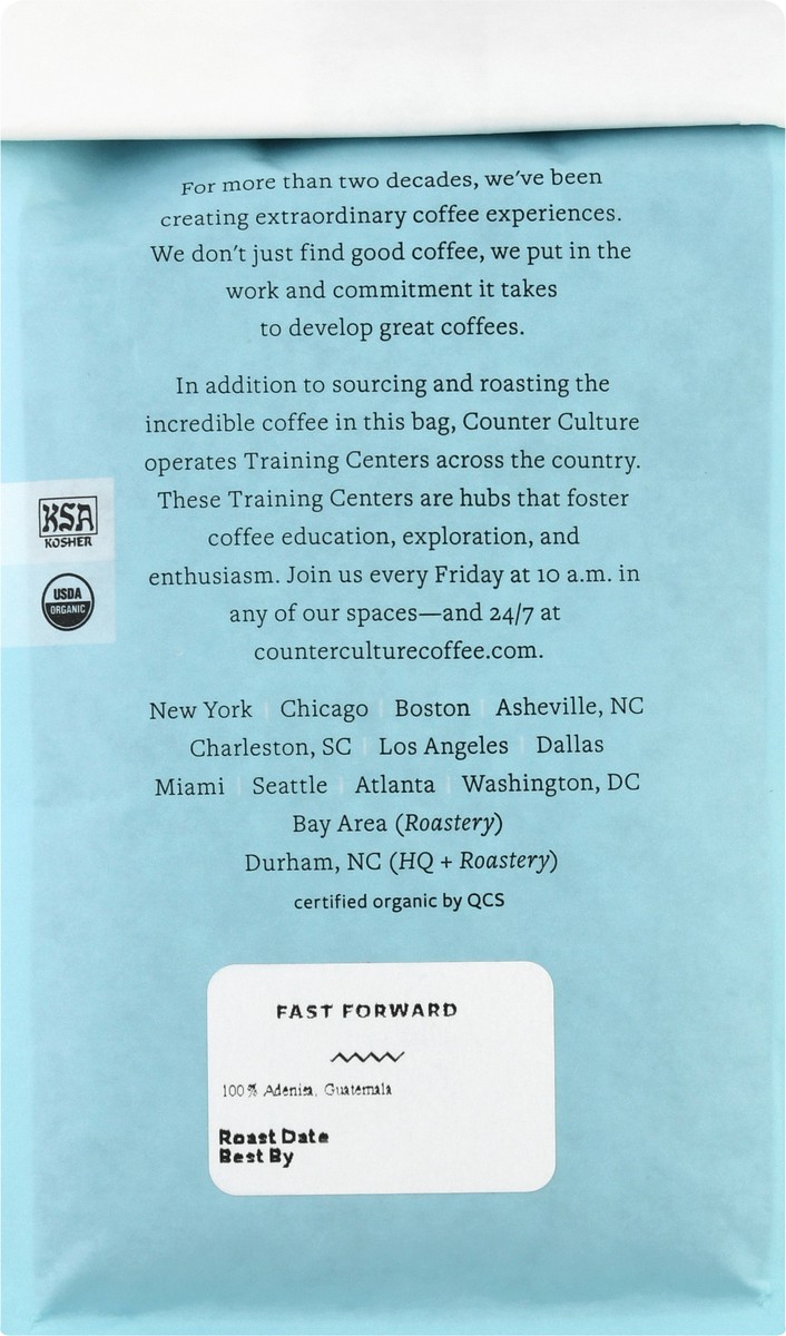 slide 8 of 11, Counter Culture Whole Bean Fast Forward Coffee 12 oz, 12 oz
