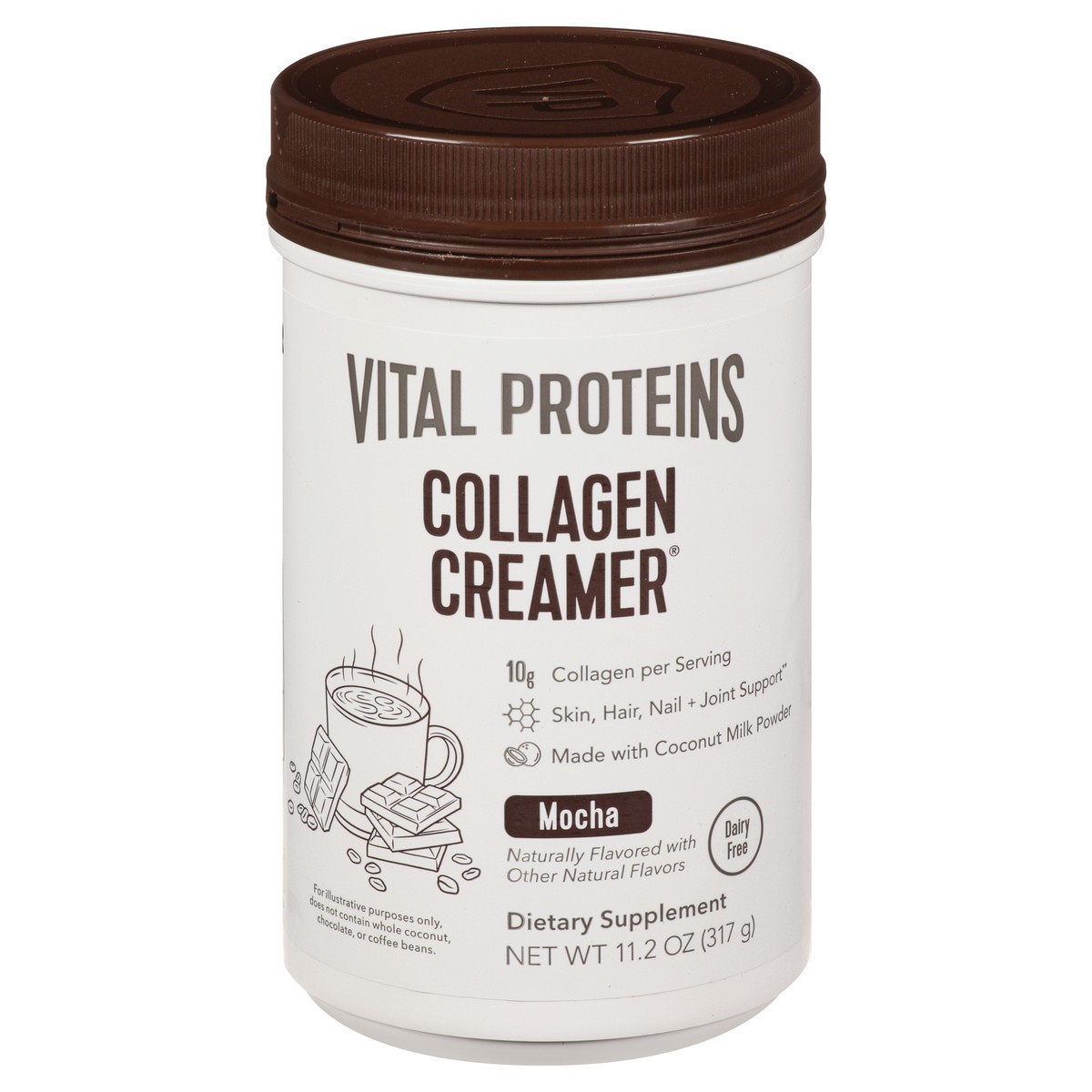 slide 12 of 12, Vital Proteins Mocha Collagen Creamer 11.2 oz, 11.2 oz